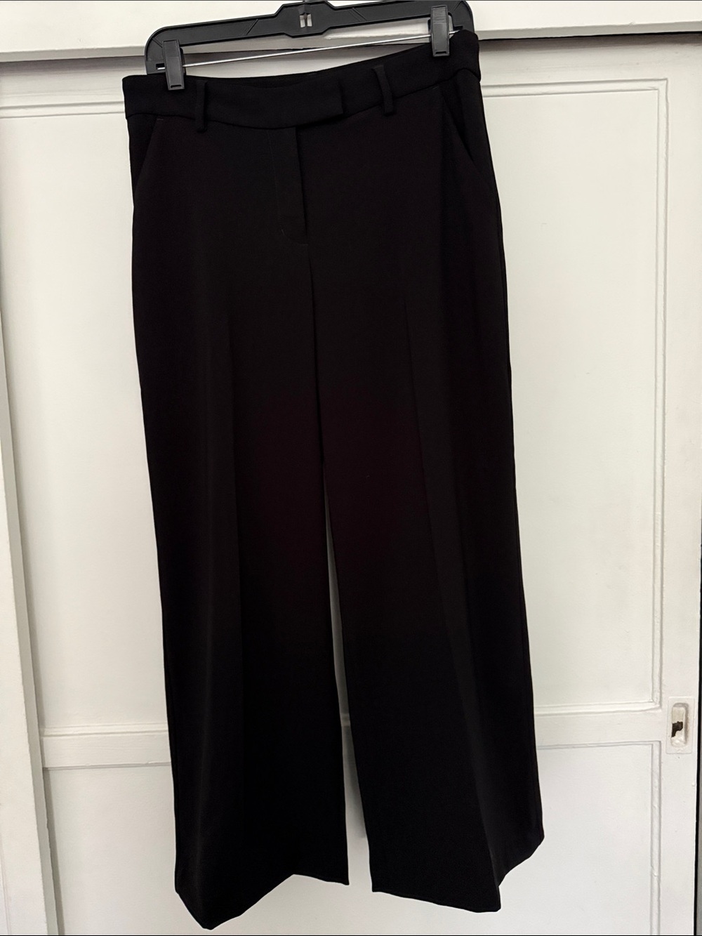 Express Black Wide-Leg Dress Pants